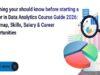 Data Analytics Course Guide 2026: Roadmap, Skills, Salary & Career Opportunities